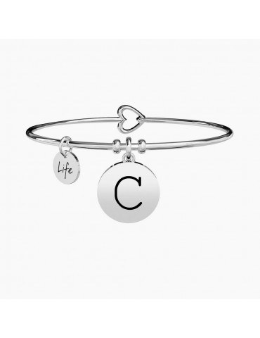 KIDULT - BRACCIALE SYMBOLS - LETTERA C - 231555C KIDULT - BRACCIALE SYMBOLS - LETTERA C - 231555C