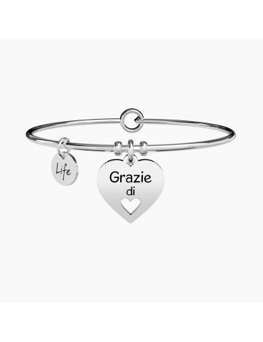 KIDULT - BRACCIALE LOVE GRAZIE DI CUORE - 731298