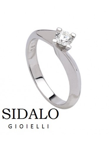 SIDALO - ANELLO SOLITARIO CARATI 015 - SIDALO - ANELLO SOLITARIO CARATI 015 -