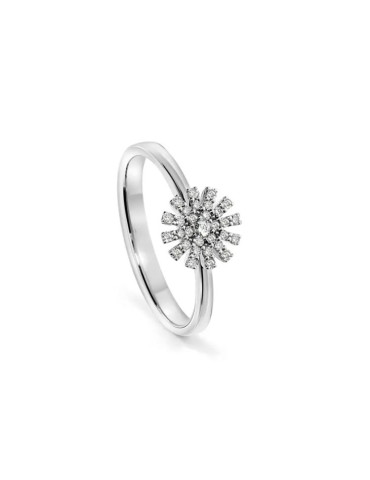 DAMIANI - ANELLO MARGHERITA CON PAVÈ DI BRILLANTI