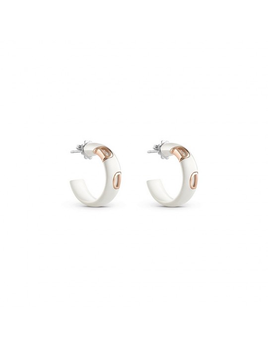 DAMIANI - ORECCHINI DICON CERAMICA BIANCA 20059341
