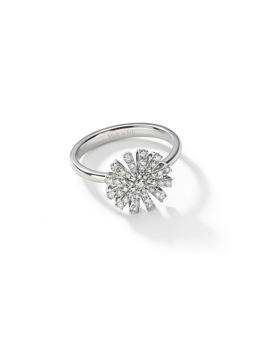 DAMIANI - ANELLO ORO BIANCO E DIAMANTI MARGHERITA