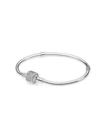 PANDORA - BRACCIALE CON CHIUSURA IN PAVÈ 590723CZ PANDORA - BRACCIALE CON CHIUSURA IN PAVÈ 590723CZ