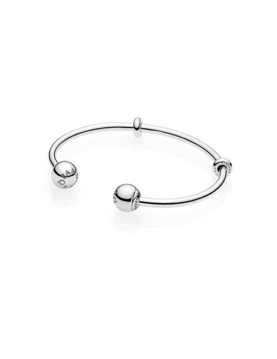 PANDORA - BRACCIALE RIGIDO APERTO E DISTANZIATORI
