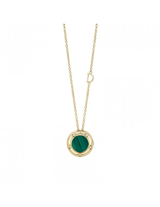 DAMIANI - COLLANA  D.SIDE CON MALACHITE - 20082542