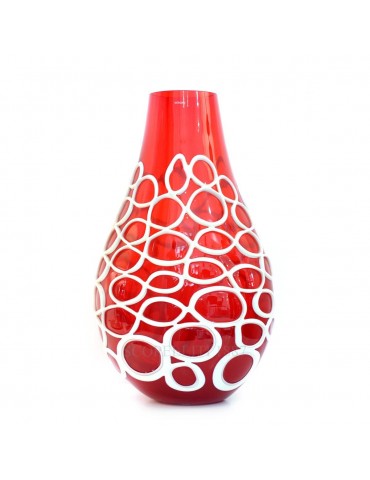 VENINI - VASO KYKLOS ROSSO - 789.01 VENINI - VASO KYKLOS ROSSO - 789.01