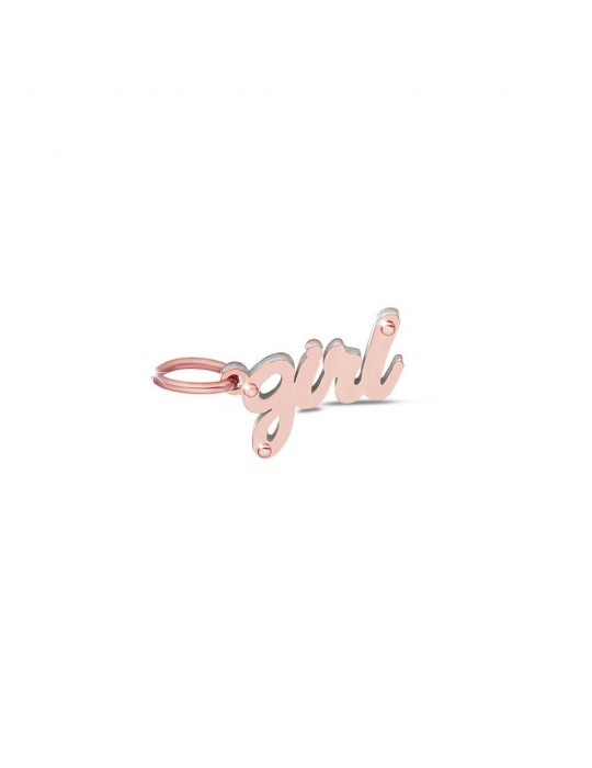 CLASSICI - CHARM IN ORO ROSA E ARGENTO GIRL LBB171