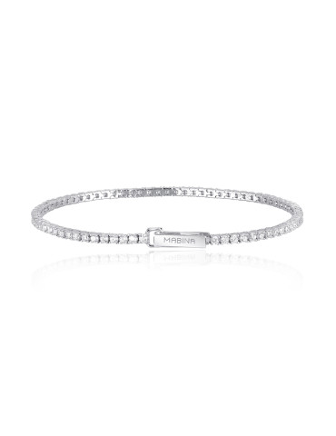 MABINA - BRACCIALE TENNIS IN ARGENTO - 533355/M