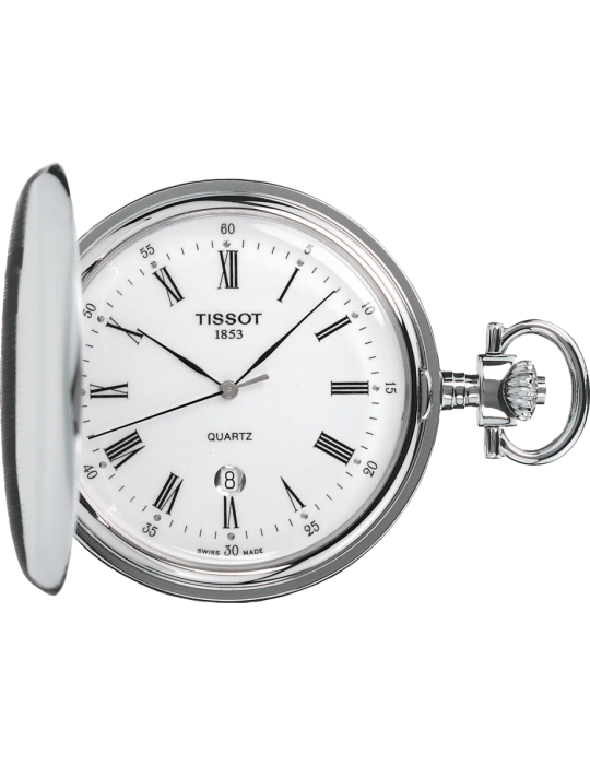 TISSOT - OROLOGIO DA TASCA SAVONNETTE QUARZO