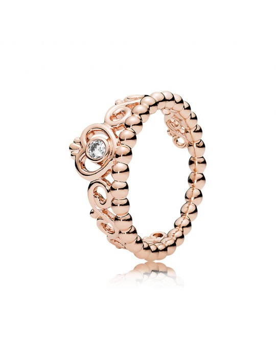 PANDORA - ANELLO CORONA TIARA PRINCIPESSA ROSE