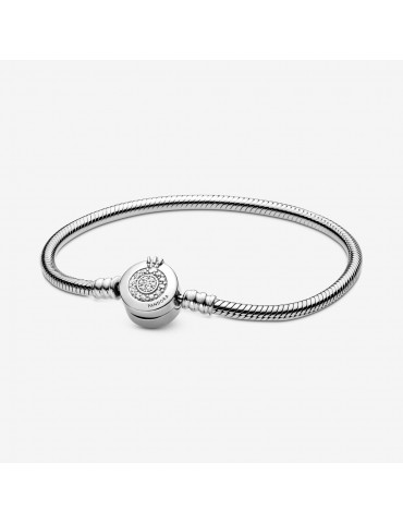 PANDORA - BRACCIALE CON MAGLIA SNAKE E O CORONATA PANDORA - BRACCIALE CON MAGLIA SNAKE E O CORONATA