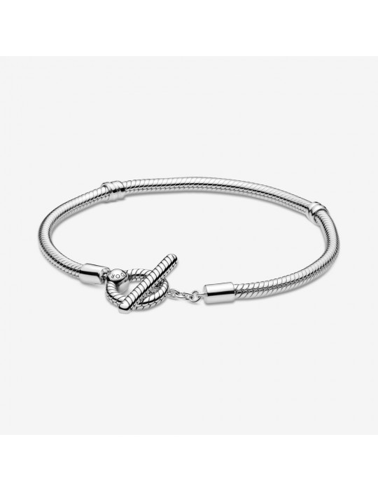 PANDORA - BRACCIALE MAGLIA SNAKE E BARRETTA A T
