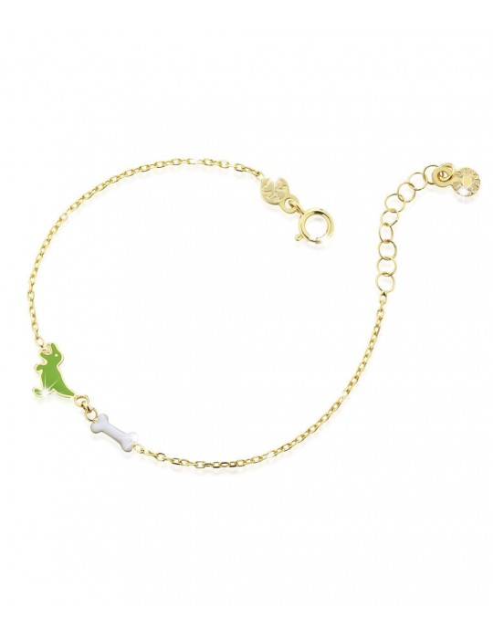 LE BEBÈ - BRACCIALE PRIMEGIOIE DINOSAURO E OSSO
