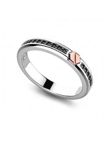 ZANCAN - ANELLO IN ARGENTO INSIGNA 925 - EXA118R