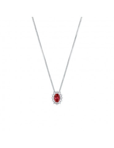 MIRCO VISCONTI - COLLANA DAMANTI E RUBINO Z740