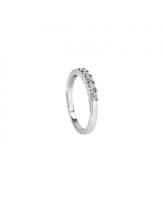 DAMIANI - ANELLO VERETTA 5 PIETRE COLLEZIONE LUCE
