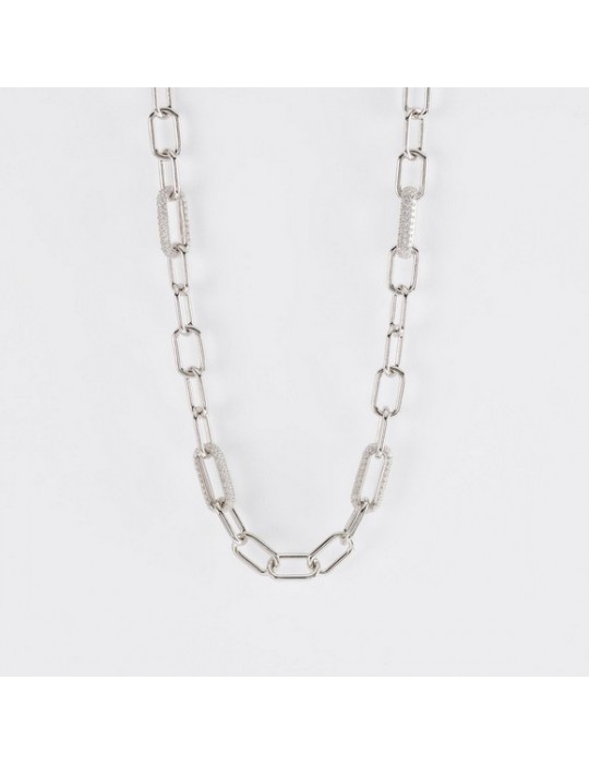 MABINA - COLLANA RUE MADAME SILVER - 553423