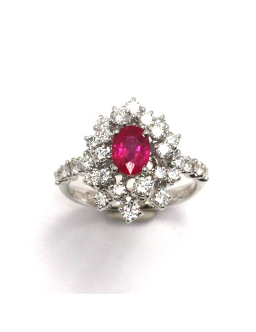 DAMIANI - ANELLO MIMOSA DIAMANTI E RUBINO 81091239