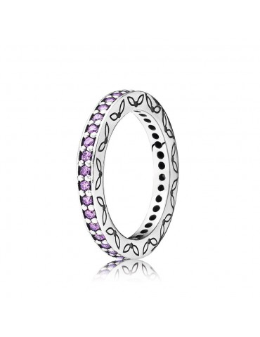 PANDORA - ANELLO ETERNITY CON ZIRCONI VIOLA