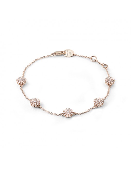 DAMIANI -  BRACCIALE MARGHERITA ROSÈ CON BRILLANTI