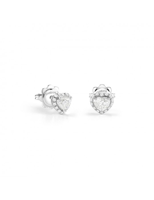 DAMIANI - ORECCHINI MINOU FULL PAVÈ CUORE 20091168