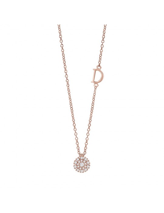 DAMIANI - COLLIERINO MARGHERITA IN ORO ROSA