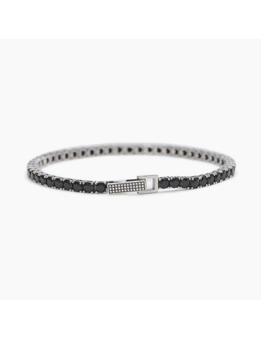 MABINA - BRACCIALE TENNIS CLUB BLACK - 533580-S