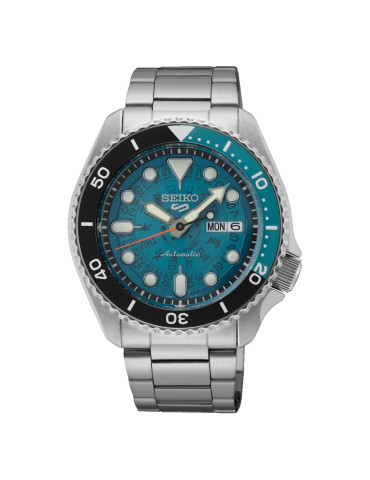 SEIKO - OROLOGIO 5 SPORTS SKELETON DIAL TIME SONAR