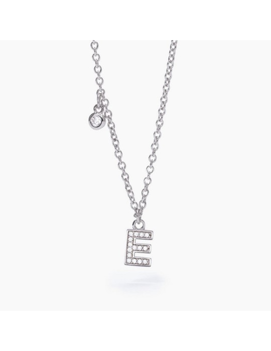 MABINA - COLLANA A B COOL LETTERA E - 553500E