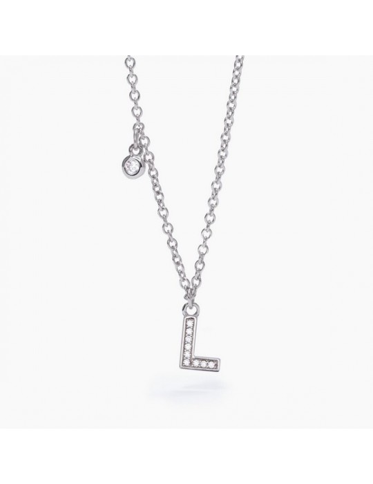 MABINA - COLLANA A B COOL LETTERA L - 553500L