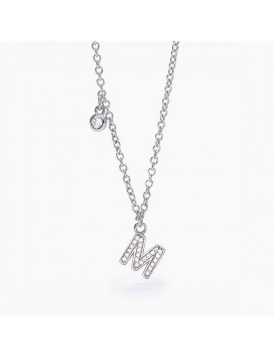 MABINA - COLLANA A B COOL LETTERA M - 553500M