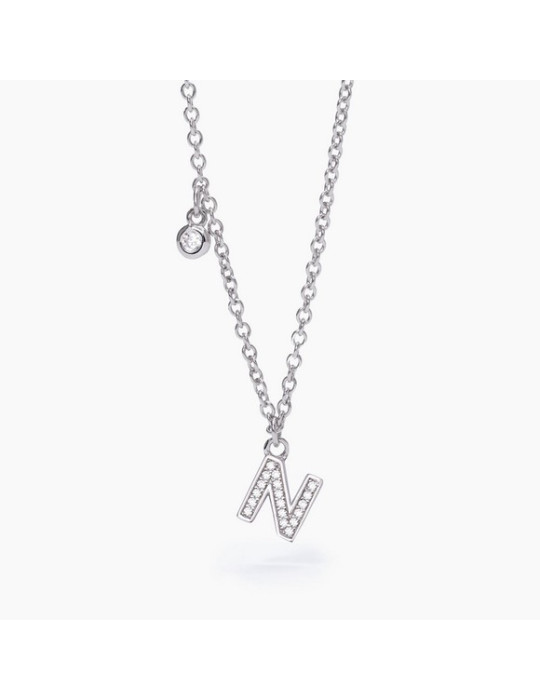 MABINA - COLLANA A B COOL LETTERA N - 553500N
