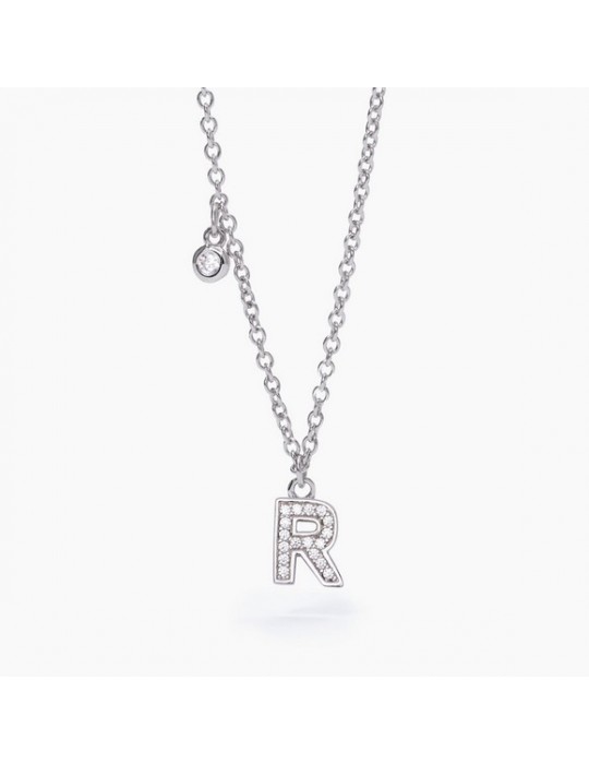 MABINA - COLLANA A B COOL LETTERA R - 553500R