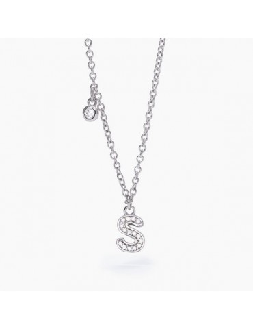 MABINA - COLLANA A B COOL LETTERA S - 553500S