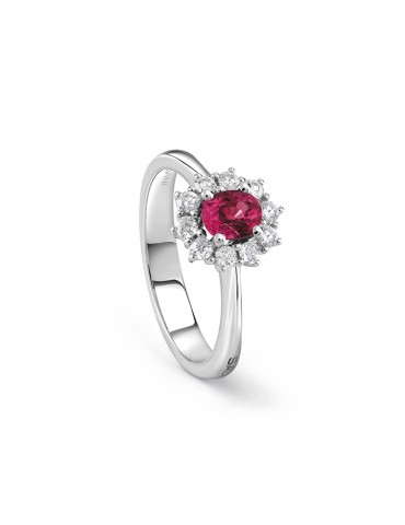 SALVINI - ANELLO CON DIAMANTI E RUBINO - 20097860 SALVINI - ANELLO CON DIAMANTI E RUBINO - 20097860