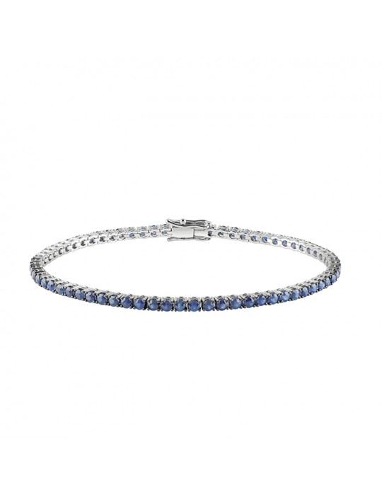 SALVINI - BRACCIALE TENNIS COLOR CON ZAFFIRI