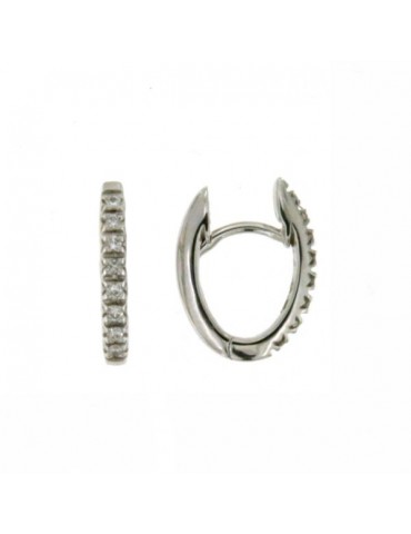 MIRCO VISCONTI - ORECCHINI OVALI ORO E DIAMANTI