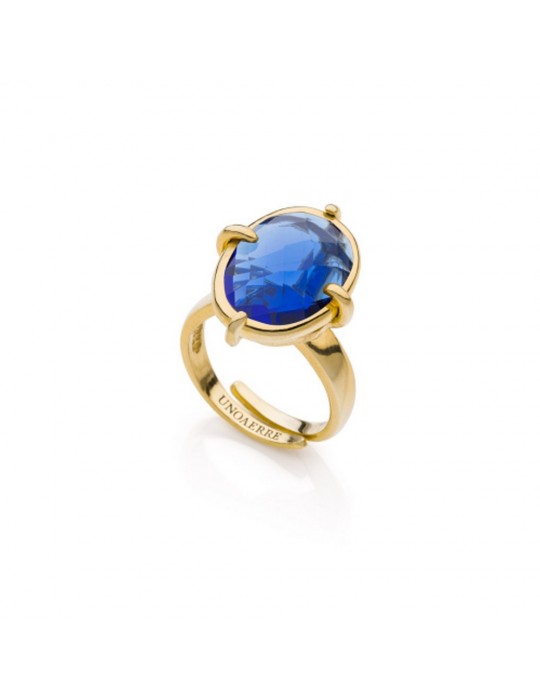 UNOAERRE - ANELLO JAIPUR CON PIETRA BLU - 2263