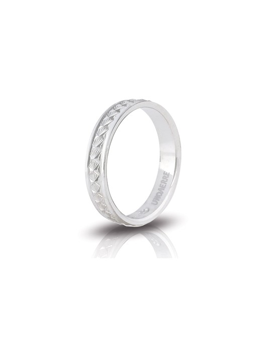 UNOAERRE - FEDINA PETUNIA IN ARGENTO BIANCO 925