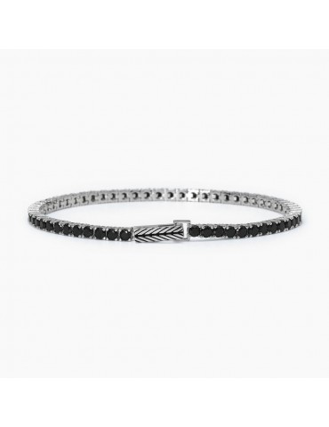 MABINA - BRACCIALE TENNIS CLUB BLACK - 533694-S