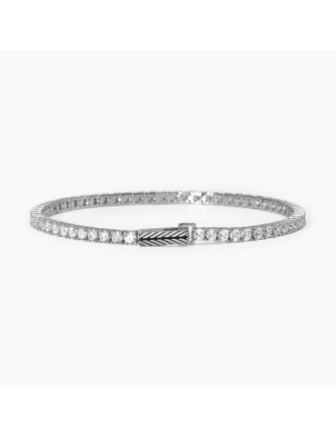 MABINA - BRACCIALE TENNIS CLUB WHITE - 533695-S