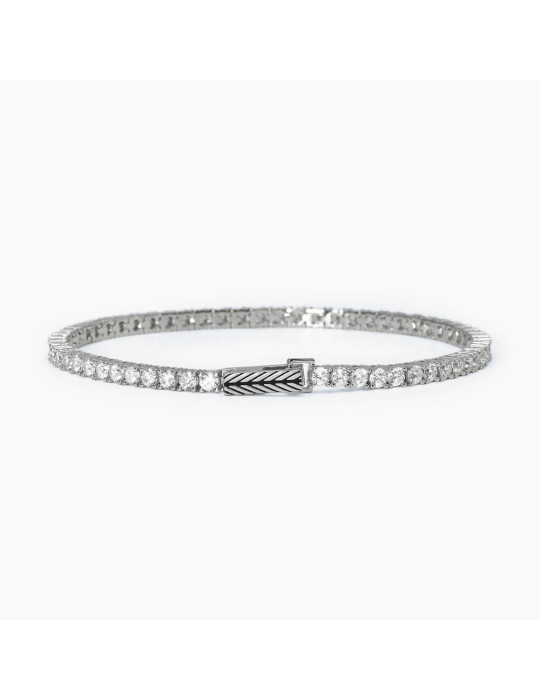 MABINA - BRACCIALE TENNIS CLUB WHITE - 533695-S