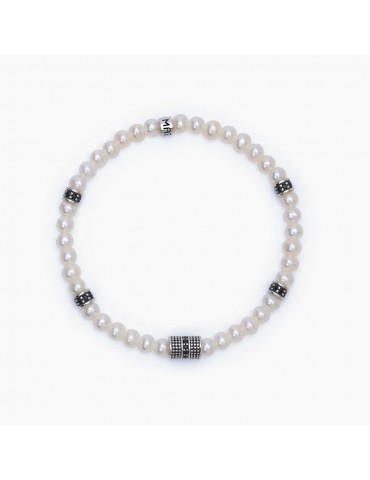 MABINA - BRACCIALE GIOVANE RIBELLE CON PERLE