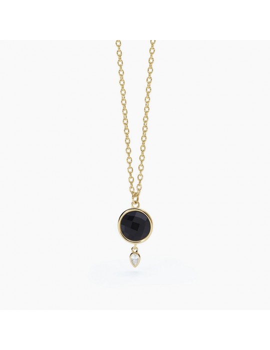 MABINA - GIROCOLLO COLETTE CON AGATA NERA - 553535