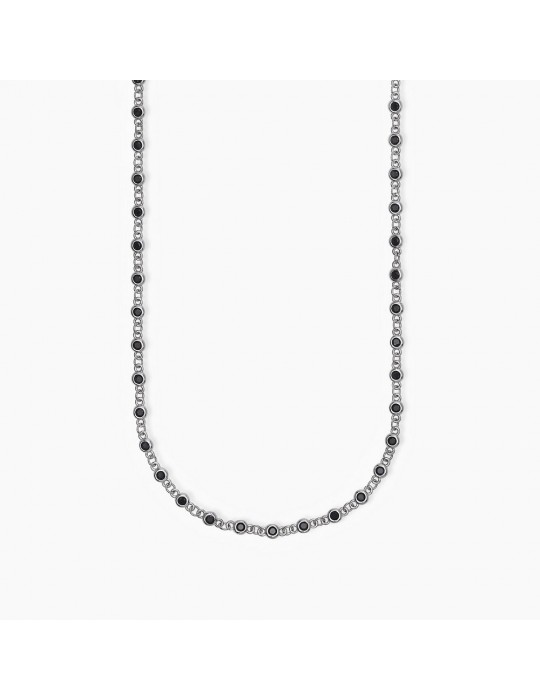 MABINA - COLLANA SKYLINE CON ZIRCONI NERI - 553580