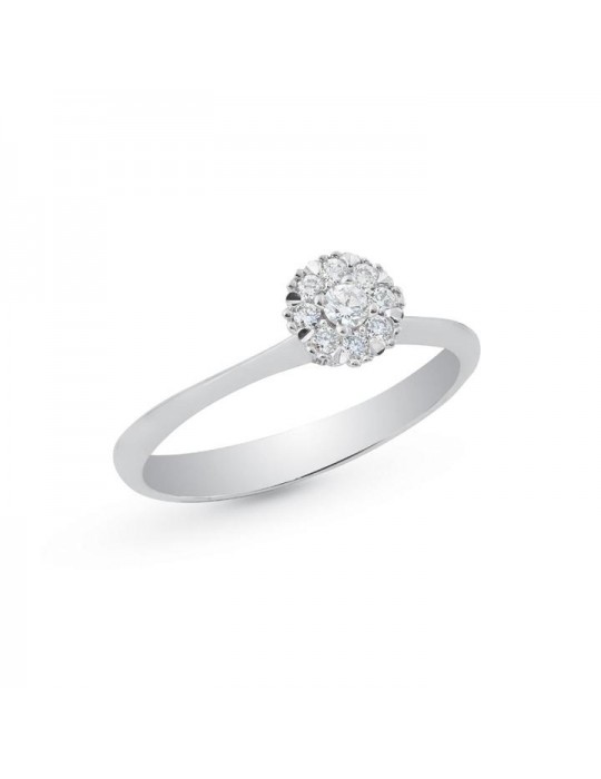 ARTLINEA - ANELLO DREAM CON PAVÈ DI DIAMANTI