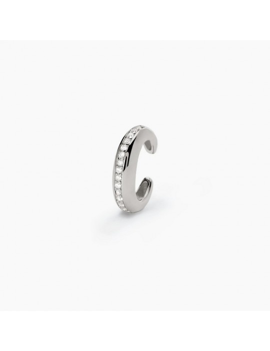 MABINA - ORECCHINO EAR CUFF CON ZIRCONI CUFFMANIA