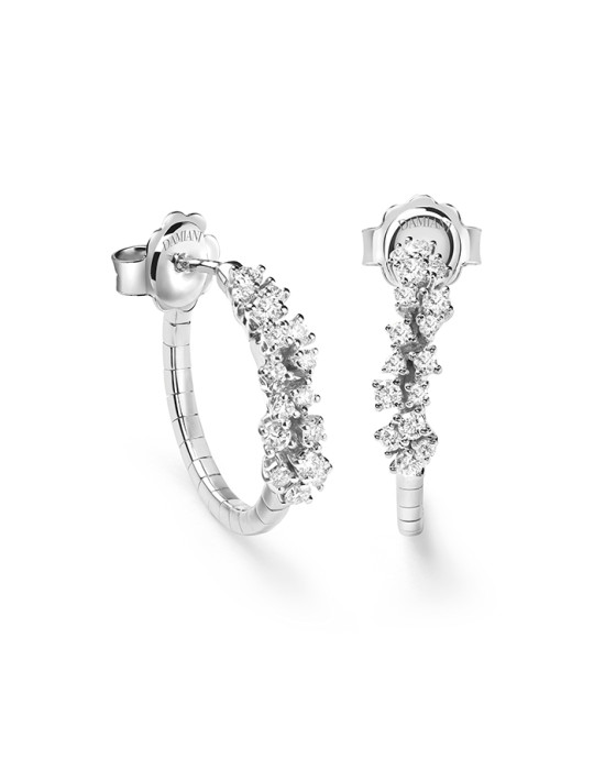 DAMIANI - ORECCHINI MIMOSA FLEXI ORO E DIAMANTI