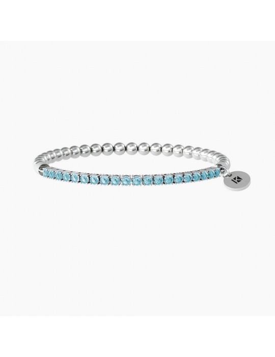 KIDULT - BRACCIALE ENERGY STONE ZIRCONI AZZURRI