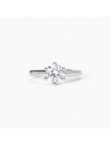 MABINA - ANELLO SOLITAIRE ZIRCONE BIANCO 523395